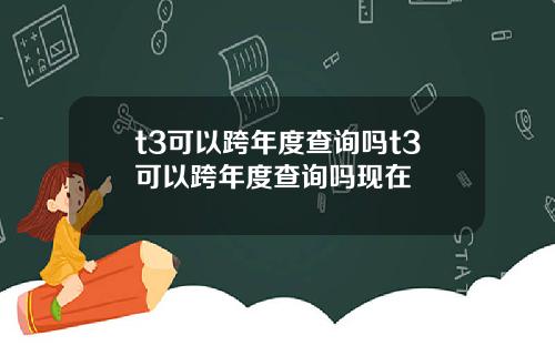 t3可以跨年度查询吗t3可以跨年度查询吗现在
