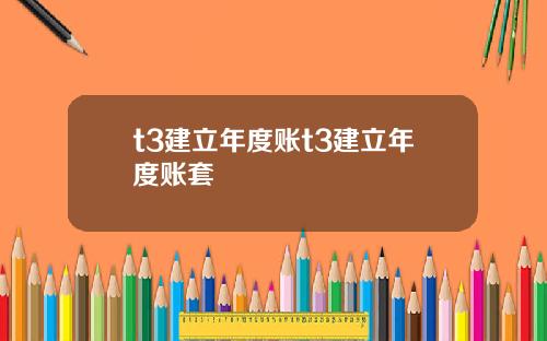 t3建立年度账t3建立年度账套